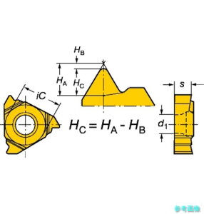 SANDVIK R166.0L-11WH01-140(4125) T-Max U-���b�N �˂��؂�`�b�v(330) 4125 �y10�z