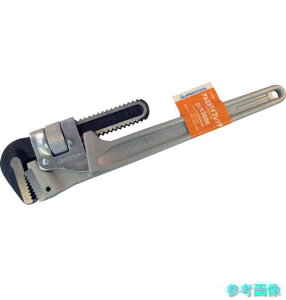 スーパー DTA350E アルミパイプレンチ(トライモタイプ) 本体全長350MM 【1丁】