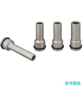 TONE AD604 インパクト用ソケットセット(自動車整備用) ヘッドボルトフライホイルソケットセット 4pcs