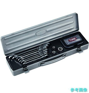 TONE RMFQ700BR 首振クイックラチェットめがねレンチビットラチェットセット 【1S】