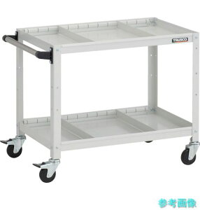 TRUSCO RBW-672S2H W �c�[�����S�� ���r�b�g���S�� 700X450XH600 2�i �d�ؔ�2�i�t �n���h���t �S���ԗ� �z���C�g