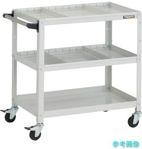 TRUSCO RBW-763S2H W �c�[�����S�� ���r�b�g���S�� 600X400XH740 3�i �d�ؔ�2�i�t �n���h���t �S���ԗ� �z���C�g