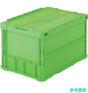 TRUSCO TR-C50B �I���R�� ���^�܂肽���݃R���e�i 50L ���b�N�t�^�t �O���[�� ��