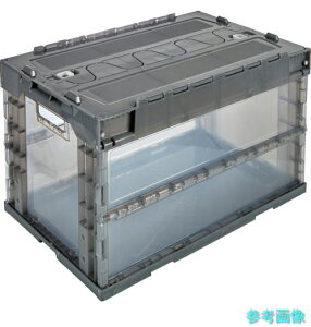 TRUSCO TR-SC50TMBK �I���R�� ���܂肽���݃R���e�i 50L �X���C�h���b�N�t�^�t �����u���b�N