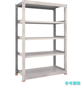 TRUSCO M3-6655-SFC �X�`�[�����b�N M3�^���ʒI 1800X471XH1800 5�i �P�� �Ɛk�����x�[�X�t �l�I�O���[