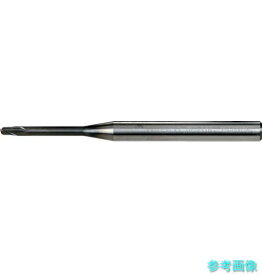 TRUSCO AC40-TLNE2003-6 エンドミル 超硬ロングネックスクエアエンドミル2枚刃Φ0.3X6