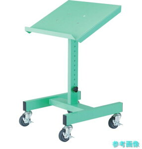 TRUSCO WS-1C-YG ���[�N�T�|�[�g�X�^���h �L���X�^�[�t �����O�O���[���F