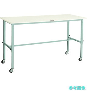 ���[�J�[����(�k�C���E����E�����͏���) (TRUSCO) AEM-0960C75W �y�׏d��Ƒ䍂�����ߎ�(80kg)AEM�^ 900X600XH719~1019 ��75�L���X�^�[�t �z���C�g�F