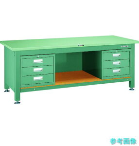 ���[�J�[����(�k�C���E����E�����͏���) (TRUSCO) STWZ-1800D3D3 �d�׏d��Ƒ�(3000kg)TWZ�^ 1800X750XH740 3�i���oX2�t �O���[���F