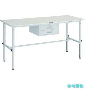 ���[�J�[����(�k�C���E����E�����͏���) (TRUSCO) RAEM-1800F2 W �y�׏d��Ƒ䍂�����ߎ�(150kg)AEM�^ 1800X750XH650~950 2�i���o�t �z���C�g�F