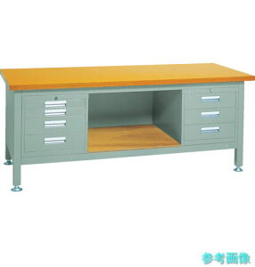 ���[�J�[����(�k�C���E����E�����͏���) (TRUSCO) RTWZ-1809D3D4 �d�׏d��Ƒ�(3000kg)TWZ�^ 1800X900XH740 3�i�E4�i���o�t �O���[���F