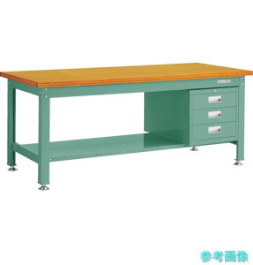 ���[�J�[����(�k�C���E����E�����͏���) (TRUSCO) SDW-1809D3 ���׏d��Ƒ�(2000kg)DW�^ 1800X900XH740 3�i���o�t �O���[���F