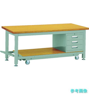 ���[�J�[����(�k�C���E����E�����͏���) (TRUSCO) TWC-1500D3 �d�׏d��Ƒ�ړ���(3000kg)TWC�^ 1500X750XH740 3�i���o�t �O���[���F