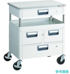 TRUSCO PEW-761VZWT-W �c�[�����S�� �t�F�j�b�N�X���S�� �R�� �ȉ� 600X400XH740 ���o �V�t �z���C�g