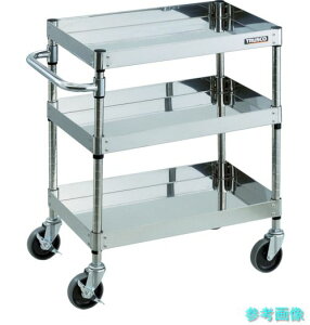 TRUSCO CPE3-773 �X�e�����X���S�� �N���[���t�F�j�b�N�X���S�� SUS304 W750×D500×H740 3�i �X�`�[������