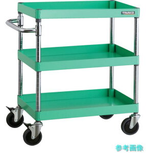 TRUSCO PEW-763C-YG �c�[�����S�� �t�F�j�b�N�X���S�� �ȉ� 600X400XH740 3�i �����O�O���[��