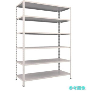 TRUSCO L75W-16 �X�`�[�����b�N �y�ʒI ���I�{���g���X�^1500X600X2100 6�i �l�I�O���[