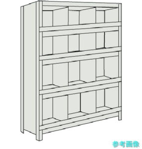 TRUSCO 43V-55 �X�`�[�����b�N �y�ʒI �c�d�ؑO���t 875X300X1200 3��4�i �l�I�O���[