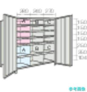 TRUSCO 43X-T37 �X�`�[�����b�N �y�ʒI���J���E�d�ؕt 875X533X1200 3��6�i �l�I�O���[