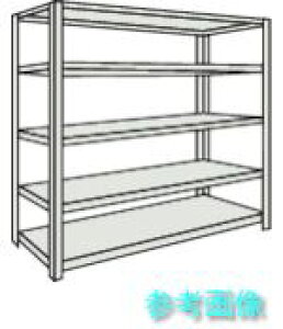 TRUSCO M1.5-5545 �X�`�[�����b�N M1.5�^�y���ʒI 1460X445XH1500 5�i�P�� �l�I�O���[