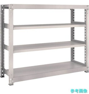 TRUSCO M3-4554 �X�`�[�����b�N M3�^���ʒI 1500×471×H1200 4�i �P�� �l�I�O���[