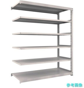 TRUSCO M3-7676B �X�`�[�����b�N M3�^���ʒI 1800×721×H2100 6�i �A�� �l�I�O���[