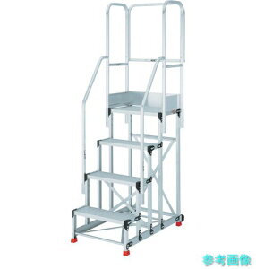 TRUSCO TSF-463012-TF300 �A���~����Ɨp���� 4�i ����1.2m �V���@600×400 �X�e�b�v���s300mm �t���Z�b�g�肷��t��