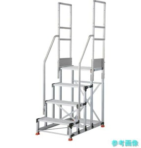 (TRUSCO) TSFGR-4610-TR250 �A���~����Ɨp���� �O���[�`���O�^�C�v 4�i ����1.0m �V���@600×400 �i��250mm �K�i���肷��t��