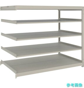 TRUSCO UL4695B �X�`�[�����b�N �����b�N(�I�����^�C�v�A�ω׏d100Kg)1800×875×H1200 5�i�A�� �l�I�O���[
