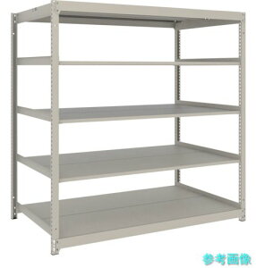 TRUSCO UL5695 �X�`�[�����b�N �����b�N(�I�����^�C�v�A�ω׏d100Kg)1800×875×H1500 5�i�P�� �l�I�O���[