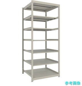 TRUSCO UL8497 �X�`�[�����b�N �����b�N(�I�����^�C�v�A�ω׏d100Kg)1200×875×H2400 7�i�P�� �l�I�O���[
