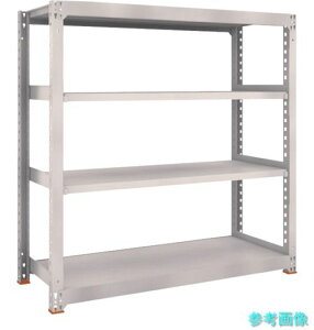 TRUSCO M5-7454SFC �X�`�[�����b�N M5�^���ʒI 1200X471XH2100 4�i �P�� �Ɛk�����x�[�X�t �l�I�O���[ �l�I�O���[