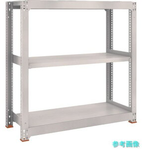 TRUSCO M5-7473SFC �X�`�[�����b�N M5�^���ʒI 1200X721XH2100 3�i �P�� �Ɛk�����x�[�X�t �l�I�O���[ �l�I�O���[