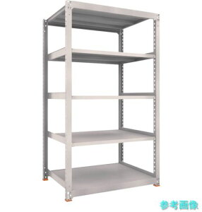 TRUSCO M5-7495SFC �X�`�[�����b�N M5�^���ʒI 1200X921XH2100 5�i �P�� �Ɛk�����x�[�X�t �l�I�O���[ �l�I�O���[