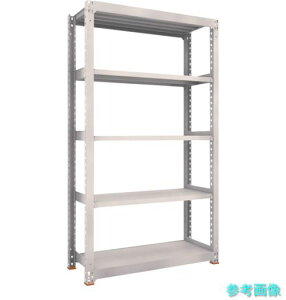 TRUSCO M5-7455SFC �X�`�[�����b�N M5�^���ʒI 1200X471XH2100 5�i �P�� �Ɛk�����x�[�X�t �l�I�O���[ �l�I�O���[