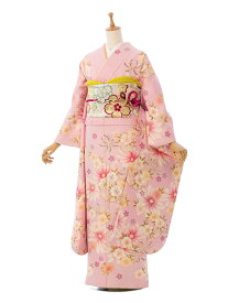 【レンタル】振袖　レンタル【2月〜12月】結婚式 成人式 結納 卒業式 レンタル着物 振袖 貸衣装 フルセット 小物一式つき 振り袖 送料無料 5S290