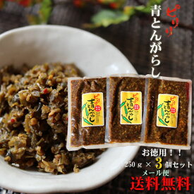 【辛さがクセになる】ピリリ 青とんがらし【惣菜】 3個セット