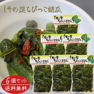【送料無料】しその葉ちびっこ胡瓜 350g×6個 ちびっこキュウリ ご飯のお供 おつまみ 紫蘇の葉 ちびっ子…
