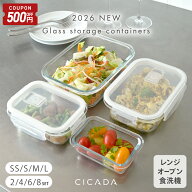 【7/4-11限定500円OFFクーポン】耐熱ガラス 保存容器 冷凍 オーブン 密閉 耐熱容器 保存容器 耐熱ガラス…