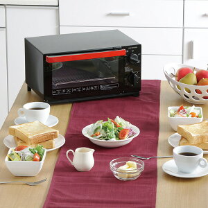 オーブントースターTVE-134C-B送料無料オーブントースター4枚トースターおしゃれパンくずトレイブラックタイマー付温度調整機能付食パンピザお餅トーストパン焼きオーブン大型シンプルアイリスオーヤマ◆2