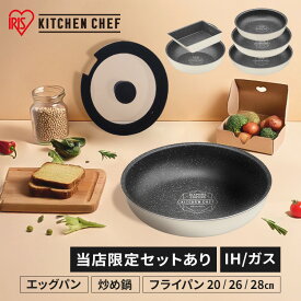 【ポイント3倍★11日9:59迄】＼当店限定のお得なセットあり／フライパン ih 選べる5タイプ 20cm 26cm 28cm エッグパン セット IH ガス火 取っ手が取れる ダイヤモンドコート 耐久性 焦げつきにくい 買い替え DCI-T20F DCI-T26F DCI-T26W DCI-T28F DCI-TE アイリスオーヤマ