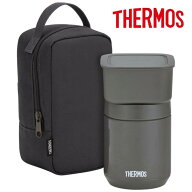スープジャー サーモス 400ml 弁当箱 お弁当箱 保温弁当箱 容器 電子レンジ対応 専用ポーチ付 食洗機対応…