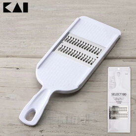 ＼最安値に挑戦★レビュー記入でクーポンプレゼント／ 貝印 スライサー 千切り セレクト100 せん切り器 DH3003 ステンレス刃 千切り せん切り 下ごしらえ 新生活 一人暮らし おしゃれ【代金引換不可・日時指定不可】【メール便】