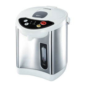 電動給湯ポット2.2L HKP-225送料無料 給湯ポット 電気ポット ポット 給湯ロック機能 再沸騰 カッププッシュスイッチ 保温 温度設定 上蓋取り外し 2.2リットル ヒロ・コーポレーション