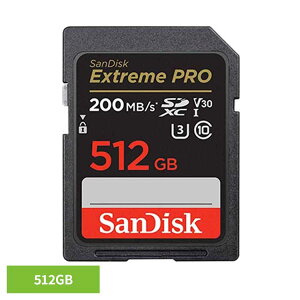 SanDisk Extreme PRO SDXC UHS-IJ[h 512GB SDSDXXD-512G-JNJIPSDJ[h 512GB sandisk TfBXN RpNg e f[^ۑ ϋv 掿 TfBXN