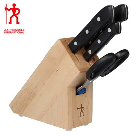 【送料無料】【包丁 スタンド】ロストフライ：ナイフブロックセット・5P　10055-015 キッチン収納 シンクまわり 木製 キッチンバサミ 【ヘンケルス】【FK】