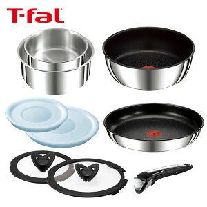フライパン ティファール セット IH対応 T-fal 9セット キッチン用品 ステンレス インジニオ・ネオ IHステンレス・エクセレンス・セット9銀 シルバー 調理