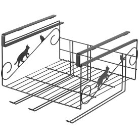 ネコの吊り戸棚下ラック 1305716キッチン収納 タオル掛け 戸棚 つり戸棚 日本製 猫 国産 MADEINJAPAN キッチン用品 ヨシカワ 【D】