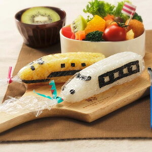 《メール便で送料無料》電車おにぎりセット76139送料無料おにぎり型キャラ弁デコ弁お弁当お弁当グッズアイデアグッズ遠足おにぎり型のり切り海苔のりパンチアレンジ簡単キットかわいい電車新幹線【代引不可】【D】◆3