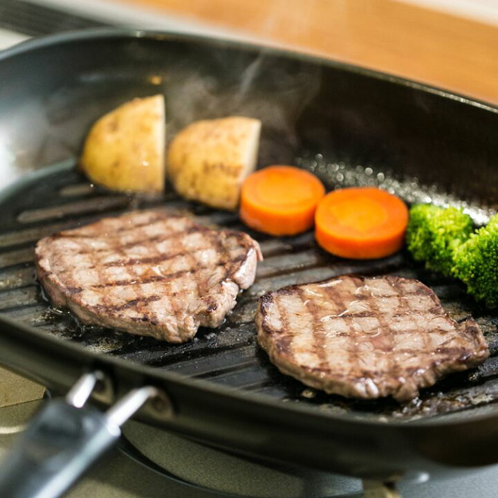 楽天市場 鉄製ステーキパン 鉄 フライパン ワイド 魚焼き ステーキ 鉄板 日本製 杉山金属 D キッチン 雑貨の店 ラクチーナ